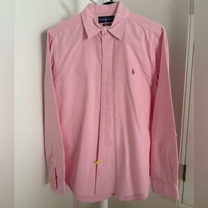 Ralph Lauren Men's Pink Button Down Shirt